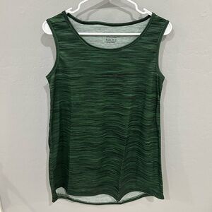 Emerald green sleeveless shirt